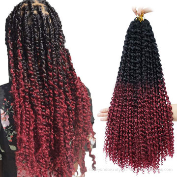 Best Long Passion Twist Hair Very Soft Hair Blonde Crochet Braiding Hair